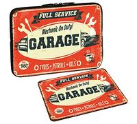 PEDEA Design Laptop Case Sleeve for up to 15.6 inch with mouse pad, Garage