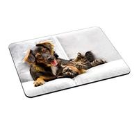 PEDEA Design Mouse Mat Cat and Dog Design
