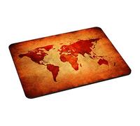 PEDEA Design Mouse Pad, Brown Global Map