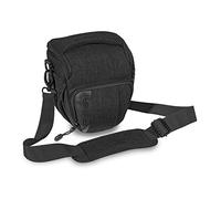 PEDEA DSLR camera bag "Fashion" Camera bag for SLR cameras with waterproof rain cover, carrying strap and accessory compartments, Size M, black