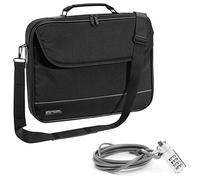 PEDEA"Fair" Laptop Bag up to 14.1 Inch Shoulder Bag with Shoulder Strap Including Notebook Lock Black