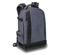 PEDEA "Fashion" SLR Camera Backpack with Rain Protection / Accessory Compartments, gray