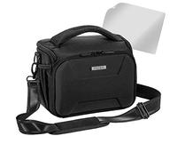 PEDEA Guard DSLR Camera Case with Screen Protector for Canon EOS 5D 5D Mark II 400D 2000D / Nikon D60 D80 D90 D3100 D3200 D3300 D3400 D5300 D7100 / Pentax K 30 K 50 K 500, Gr. XL black