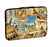 PEDEA Laptop Bag Case Design Sleeve for 15.6 inch, Vintage Travel