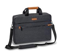 PEDEA laptop bag "Elegance Pro" bag for notebooks with screens up to 15.6 inches (39.6 cm); shoulder bag with shoulder strap and compartment for tablets up to 11 inches (27.96 cm), grey