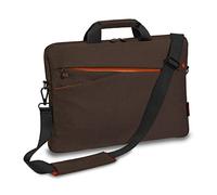 PEDEA laptop bag "Fashion" bag for notebooks with screens up to 15.6 inches (39.6 cm); shoulder bag with shoulder strap incl. notebook lock, brown