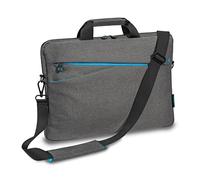 PEDEA laptop bag "Fashion" bag for notebooks with screens up to 17.3 inches (43.9 cm); shoulder bag with shoulder strap incl. wireless mouse, gray