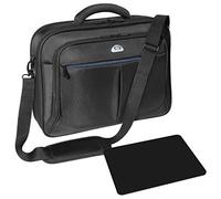 Pedea laptop bag Premium bag for notebooks with screens up to 17.3 inches (43.9 cm); shoulder bag incl. mousepad, black