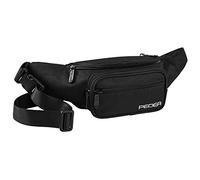 PEDEA Trend* Waterproof Bum Bag with Zip for Men and Women Size M Black, Black, M, Modern