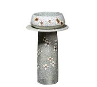 Pedestal Bathroom Sink High Temperature Ceramics,floor Standing Basin Unit Retro,basin Sink Waste Slotted With Faucet and Mirror/14330