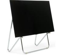 Pedestal - Bloom Tv Stand, Chrome - Chrome