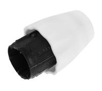 Pedestal Fan Pipe Connector with Tightening Knob for 22mm 32mm Tubes | White Plastic Part, Reusable Fitting, Easy Installation, Height Adjustment Use, 5.80x3.10x3.10cm