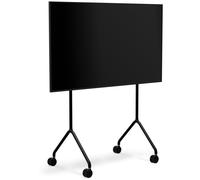 Pedestal Moon Light TV Stand Charcoal