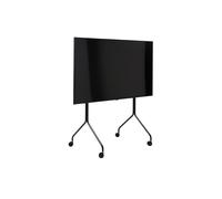 Pedestal Moon Rollin' Tall TV Stand Charcoal
