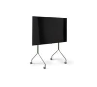 Pedestal Moon Rollin' Tall TV Stand Mossy Green