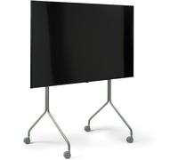Pedestal Moon Rollin' Tall TV Stand Mossy Green
