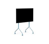 Pedestal Moon Rollin' Tall TV Stand Powder Blue