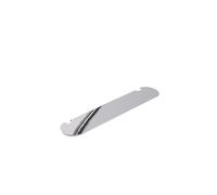 Pedestal Pipe TV Shelf Chrome