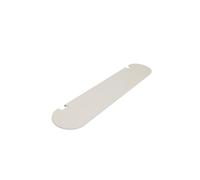 Pedestal Pipe TV Shelf Pearl