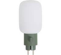Pedestal Plug-In Lamp Shade Mossy Green
