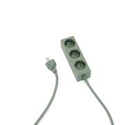 Pedestal Power Bar Socket 500 cm Mossy Green