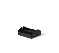 Pedestal Power Tray Double Storage Box Charcoal
