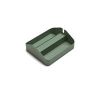 Pedestal Power Tray Double Storage Box Mossy Green