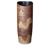 Pedestal Sink Vanity Pedestal Sink One-Piece Pedestal Combo Sink Ceramic Freestanding Washbasin Bathroom Lotus Post Basin with Faucet Bathroom Pedestal Sink