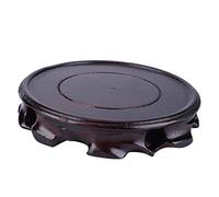 Pedestal Stand, Mini Wood Display Stand for Vase Teapot Bonsai Round Base Home Office Decoration Small Decorative Plant Stand for Indoor Space