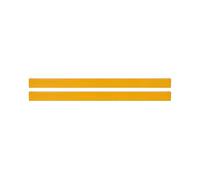 Pedestrian Safety Barriers, Heavy Duty Yellow Steel, Modular Impact Protection System, Highly Visible & Durable Barriers for Warehouses, Factories, Carparks (1.5m Rail x2)