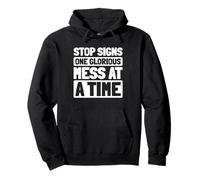 Pedestrian Safety Traffic Control - School Crossing Guard Pullover Hoodie