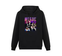 PEDFUVL Ant & Dec Homage Men's Hoodies Graphic Printed Black Pullover Sweatshirts M