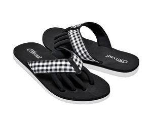 Pedi Couture Pediküre Sandalen Gingham Print 2 pcs.