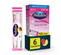 Pedialyte Large Powder Packs, Strawberry Lemonade, 6 Count