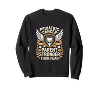 Pediatric Cancer Parent Stronger Than Fear Sweatshirt