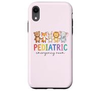 Pediatric Emergency Room ER Nurse Baby Animals Teddy Bear Case for iPhone XR