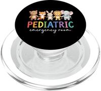 Pediatric Emergency Room ER Nurse Baby Animals Teddy Bear PopSockets PopGrip for MagSafe