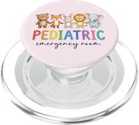 Pediatric Emergency Room ER Nurse Baby Animals Teddy Bear PopSockets PopGrip for MagSafe