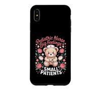 Pediatric Nurse Big Feelings Small Patients Registered RN Case for iPhone XS Max