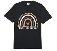 Pediatric Nurse Boho Rainbow Nurse Comfort Colors Adult Heavyweight T-Shirt