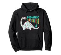 Pediatric Nurse Christmas Dinosaur Design Polar Bear Penguin Pullover Hoodie