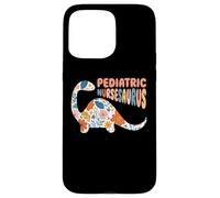 Pediatric Nurse Dinosaur Design Case for iPhone 15 Pro Max
