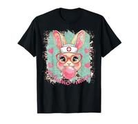 Pediatric Nurse Easter Bunny Bubble Gum PEDS PICU NICU T-Shirt
