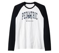 Pediatric Nurse PICU Pediatric Emergency Nurse Peds Nurse Raglan Baseball Tee