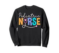 Pediatric Nurse Stethoscope Design Nurse Week PEDS Nursing Sweatshirt