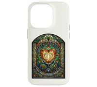 Pediatric Nurse Tiny Patients Big Miracles Stained Glass Case for iPhone 14 Pro