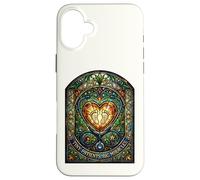 Pediatric Nurse Tiny Patients Big Miracles Stained Glass Case for iPhone 16 Plus