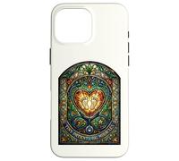 Pediatric Nurse Tiny Patients Big Miracles Stained Glass Case for iPhone 16 Pro Max