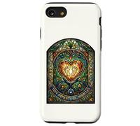 Pediatric Nurse Tiny Patients Big Miracles Stained Glass Case for iPhone SE (2020) / 7/8