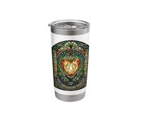 Pediatric Nurse Tiny Patients Big Miracles Stained Glass Stainless Steel Insulated Tumbler